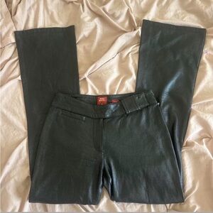 Vintage Miss Sixty black leather pants
